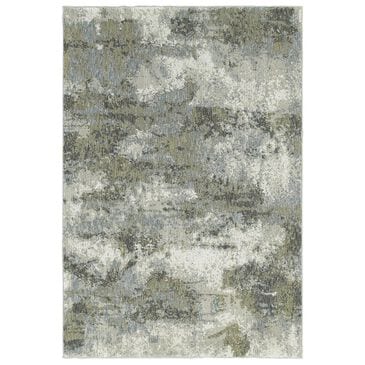 Oriental Weavers Evolution 8039E 7"10" x 10"10" Blue/Green Area Rug, , large