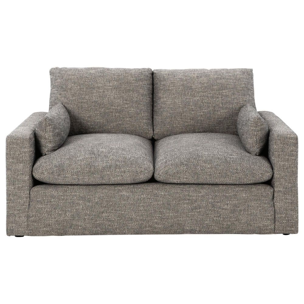 Ashley Dramatic Stationary Loveseat in Granite, , large