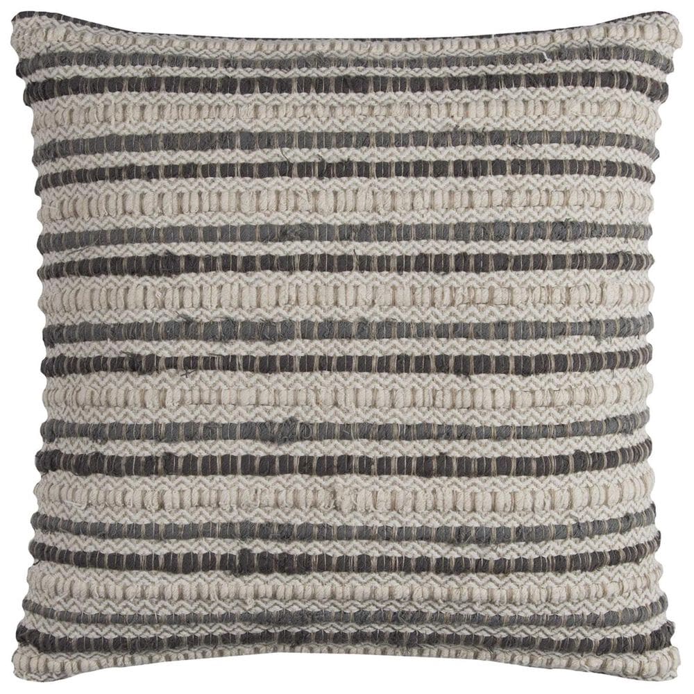 Rizzy Home 20" x 20" Pillow Cover in Black and Tan, , large