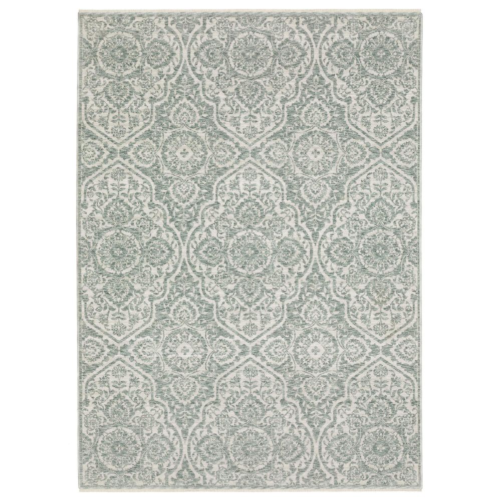 Oriental Weavers Echo Green and Ivory 7"10" x 10"10" Area Rug, , large