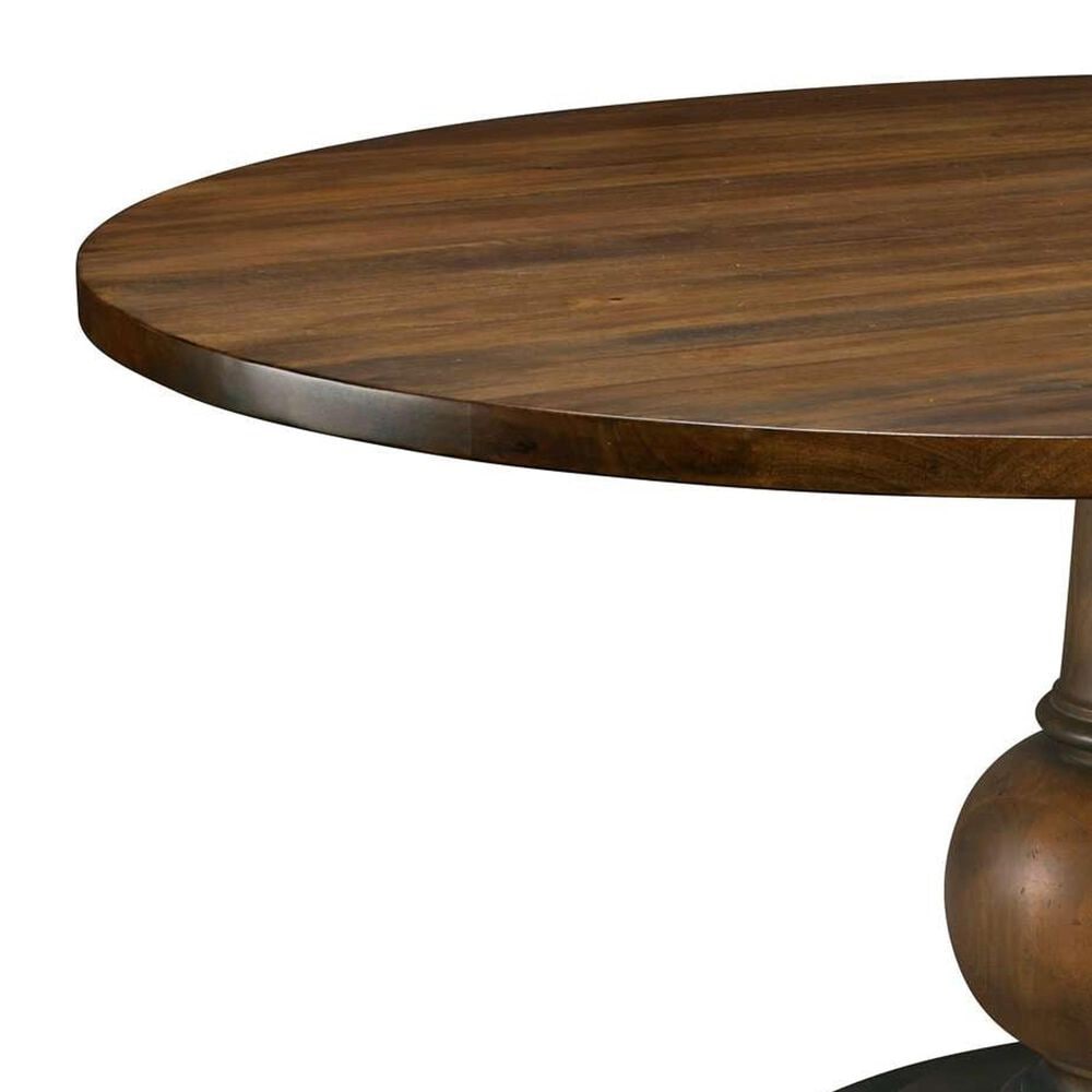 HEKMAN Fairfax 5-Piece Round  Dining Set in Chestnut Brown, , large
