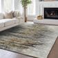 37B Trevi TV14 8" x 10" Gray Area Rug, , large