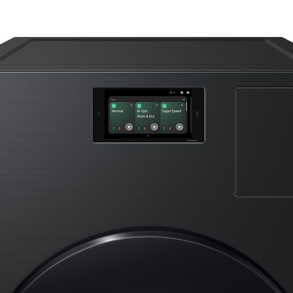 Samsung Bespoke 5.3 Cu. Ft. All-in-One Ultra Washer with AI Laundry Ventless Heat Pump Dryer Combo in Brushed Black, , large