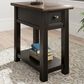 Ashley Tyler Creek End Table in Grayish Brown and Black, , large