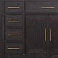 Lexora Home Abbey 48" Single Bathroom Vanity in Black Oak with 2 cm White Cultured Marble Top and Rectangular Sink, , large