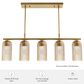 Hunter Beverly Glen Jasmine Roth 5-Light Island Chandelier in Luxe Gold, , large