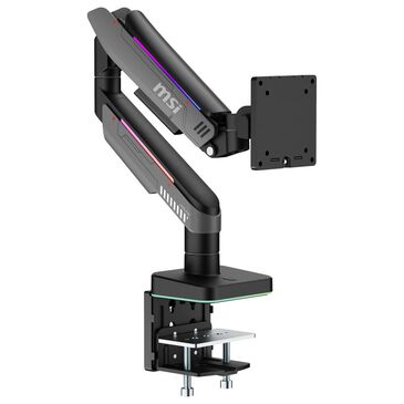 MSI Single Monitor Arm in Matte Black and Painted Gray, , large