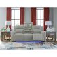 Ashley Forest Lake Power Reclining Sofa with Adjustable Headrest in Alloy Velvet, , large