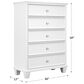 Ashley Fortman 5-Drawer Chest in White, , large