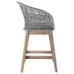 Blue River Tutti Frutti Patio Counter with Grey Cushion in Aged Teak, , large