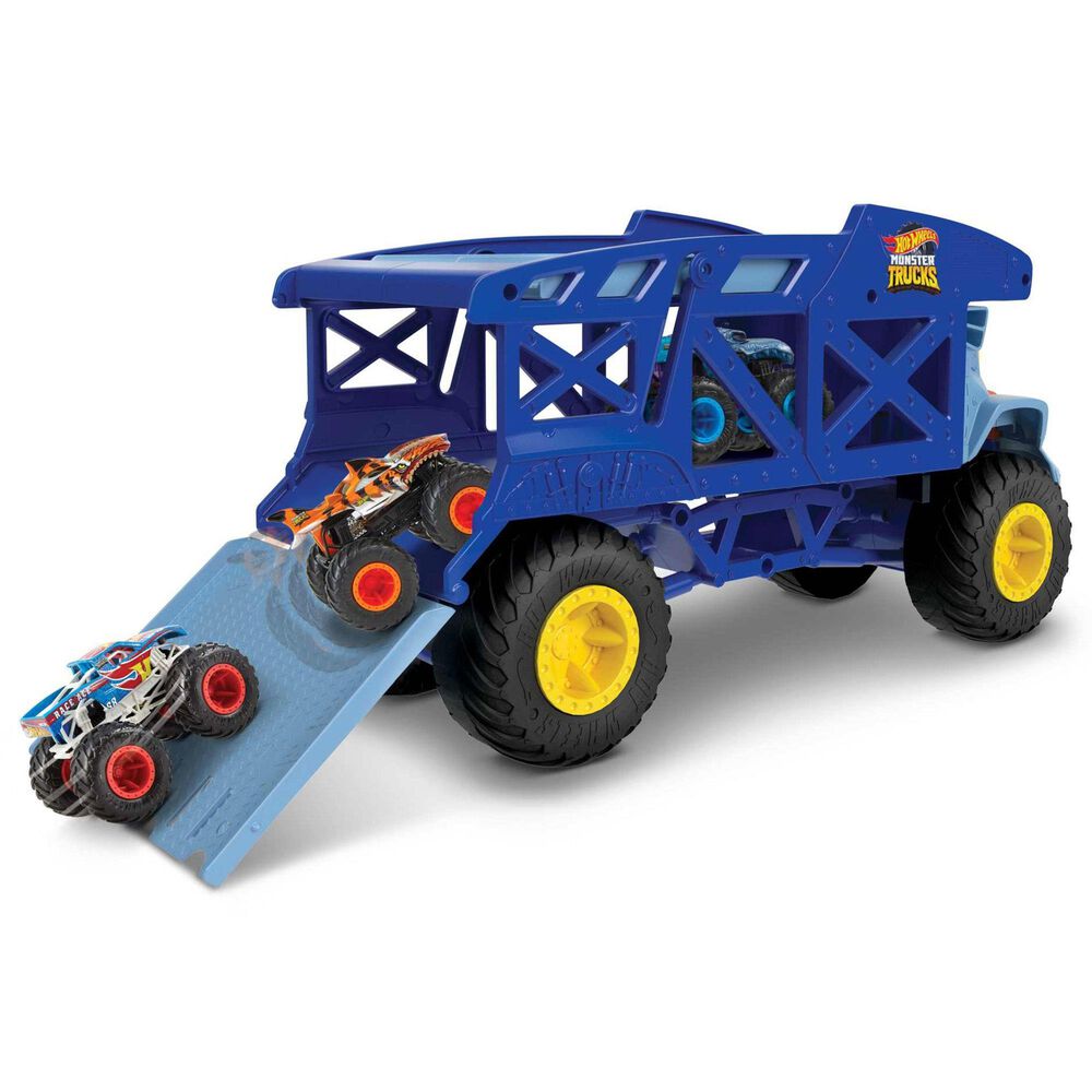 Hot Wheels Rhino Hauler Monster Mover Toy Vehicle in Multicolor, , large