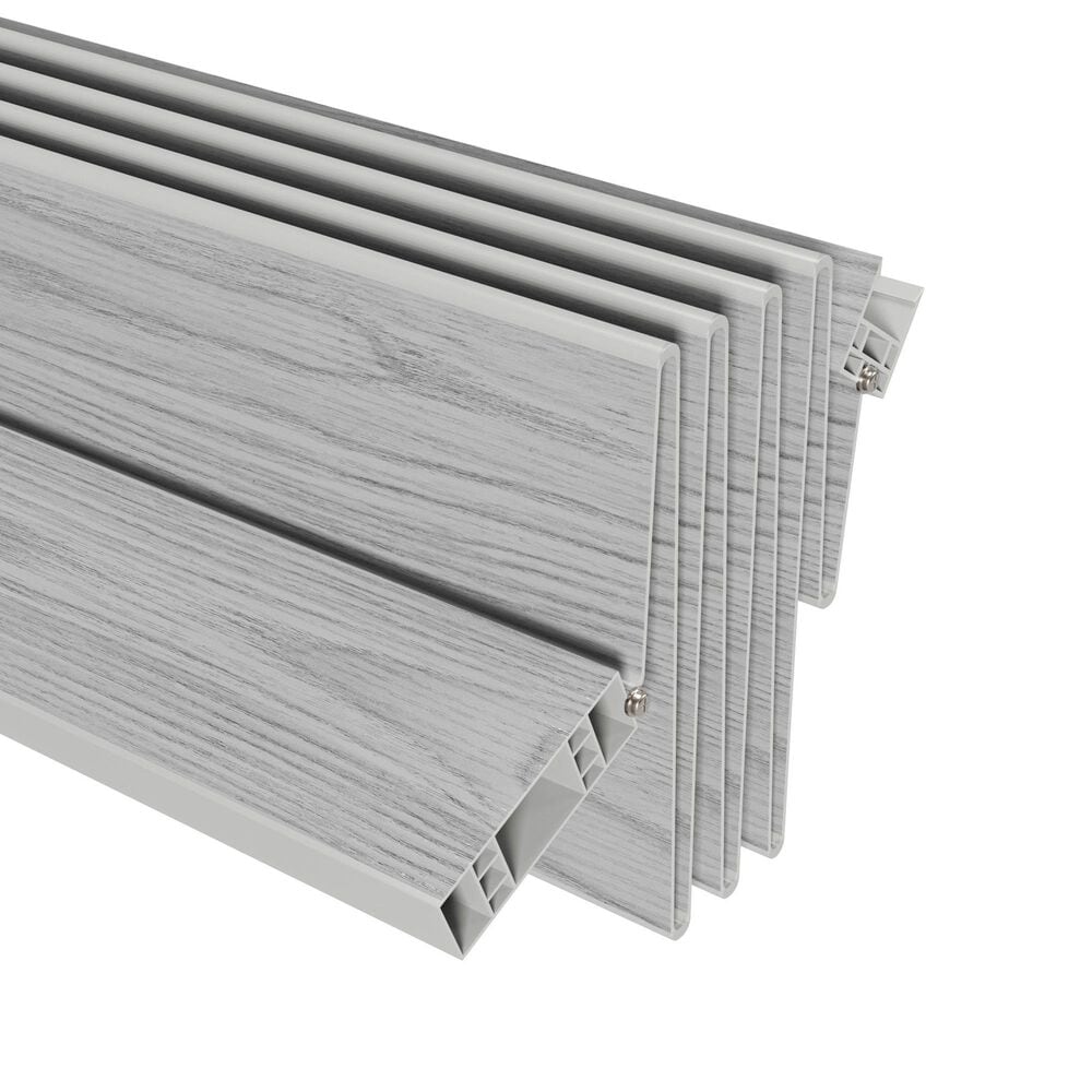 Rta Products Llc Studio 48&quot; PVC Foldable Accordion Doors in Grey, , large