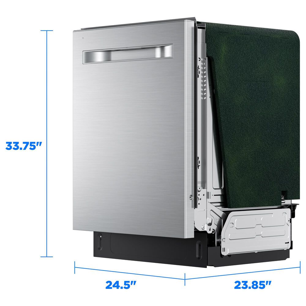 Midea 24" Top Control Dishwasher in Stainless Steel, , large