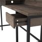 Signature Design by Ashley Arlenbry L-Shaped Desk with Storage in Weathered Oak, , large