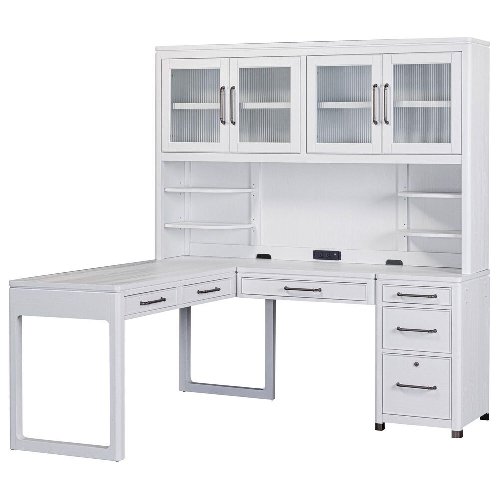 Riva Ridge Norah Modular Office Desk in Simply White, , large