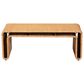 Baxton Studio Nevada Coffee Table in Light Honey, , large
