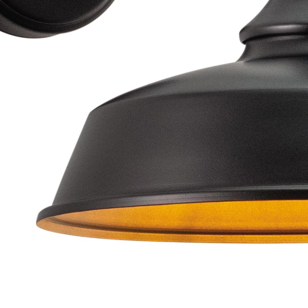 Vaxcel Dorado 12" 1-Light Outdoor Wall Sconce in Dark Bronze, , large