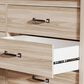Ashley Battelle 6-Drawer Dresser in Tan, , large