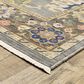 Oriental Weavers Lucca Floral Border 2" x 3" Blue Area Rug, , large