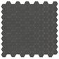 Emser Source Black 1" x 1" Hexagon on 11" x 11" Matte Porcelain Mosaic Sheet, , large