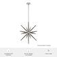 Hunter Jupiter Star 24" 12-Light Pendant in Brushed Nickel, , large