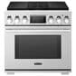 Signature Kitchen Suite 36" Dual-Fuel Professional Range in Stainless Steel, , large