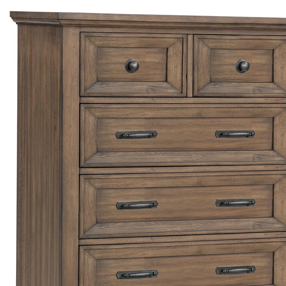 New Heritage Design Mariana 5-Drawer Chest in Vintage Mocha, , large