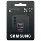 Samsung 512GB T9 UHS-I microSDXC Memory Card in Black, , large