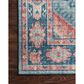 Loloi II Skye SKY-03 7"6" x 9"6" Turquoise and Terracotta Area Rug, , large
