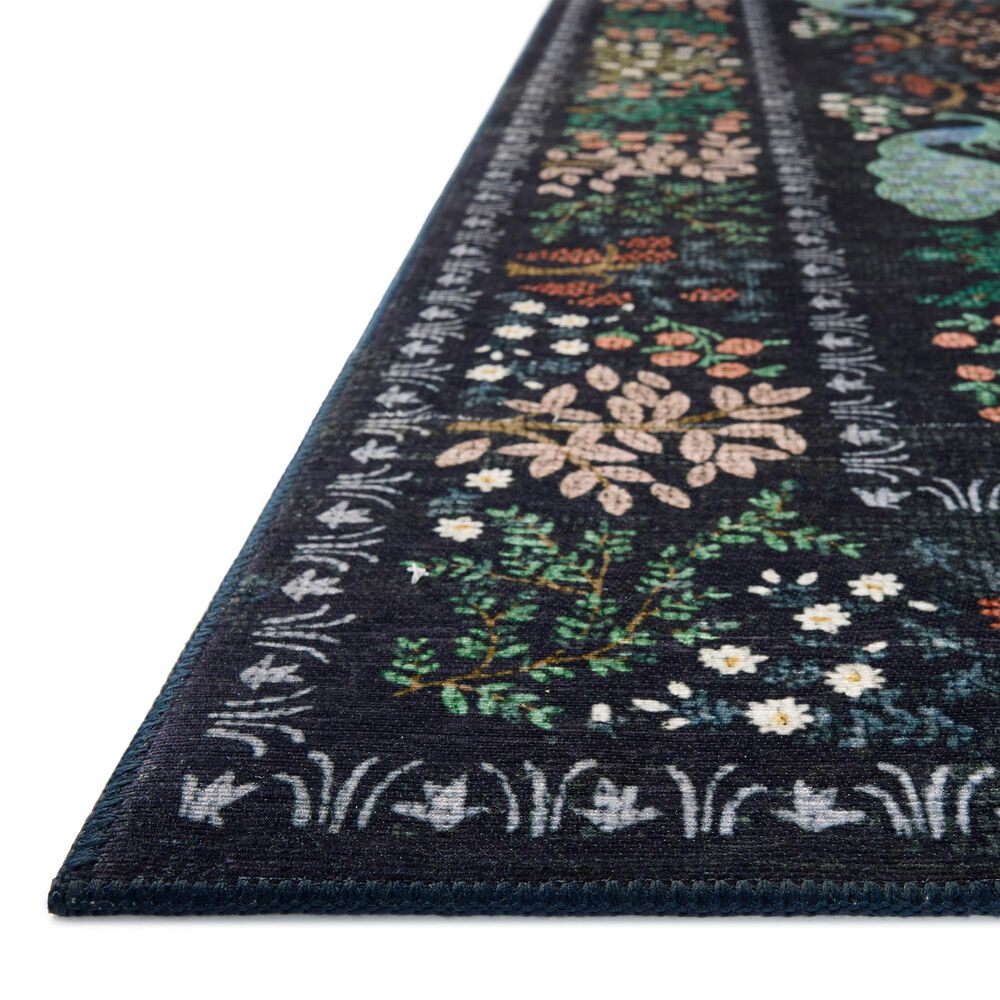 Loloi Canopy Peacock Forest Charcoal 2&#39;3&quot; x 5&#39; Runner, , large