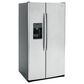 GE Appliances 25.3 Cu. Ft. Side by Side Refrigerator with Energy Star Certified in Fingerprint Resistant Stainless Steel, , large