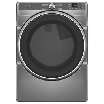 Whirlpool 7.4 Cu. Ft. Smart Front Load Gas Dryer with Steam Capabilities in Radiant Silver, , large
