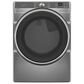 Whirlpool 7.4 Cu. Ft. Smart Front Load Gas Dryer with Steam Capabilities in Radiant Silver, , large