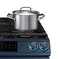Samsung Bespoke Smart Slide-in Gas Range 6.0 cu. ft. w/ Smart Dial, Air Fry & Wi-Fi in Navy Steel, , large