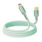 Pom Gear MaxCharge 24K 10" Braided USB Type-C Cable in Green, , large