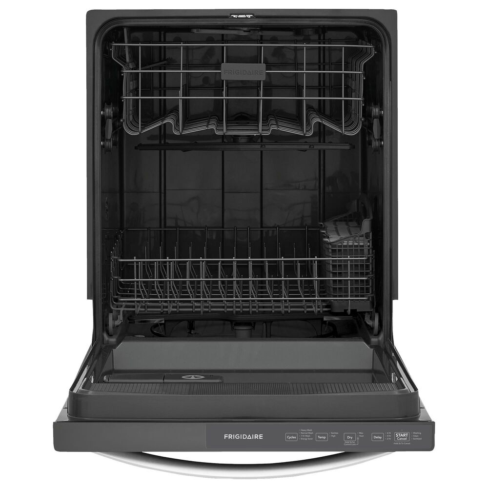 Frigidaire 4-Piece Kitchen Package with 25.6 Cu. Ft. 36" Standard Depth Refrigerator, 30" Electric Range, 1.8 Cu. Ft. Over-The-Range Microwave, 24 in. Built-In Dishwasher in Stainless Steel, , large