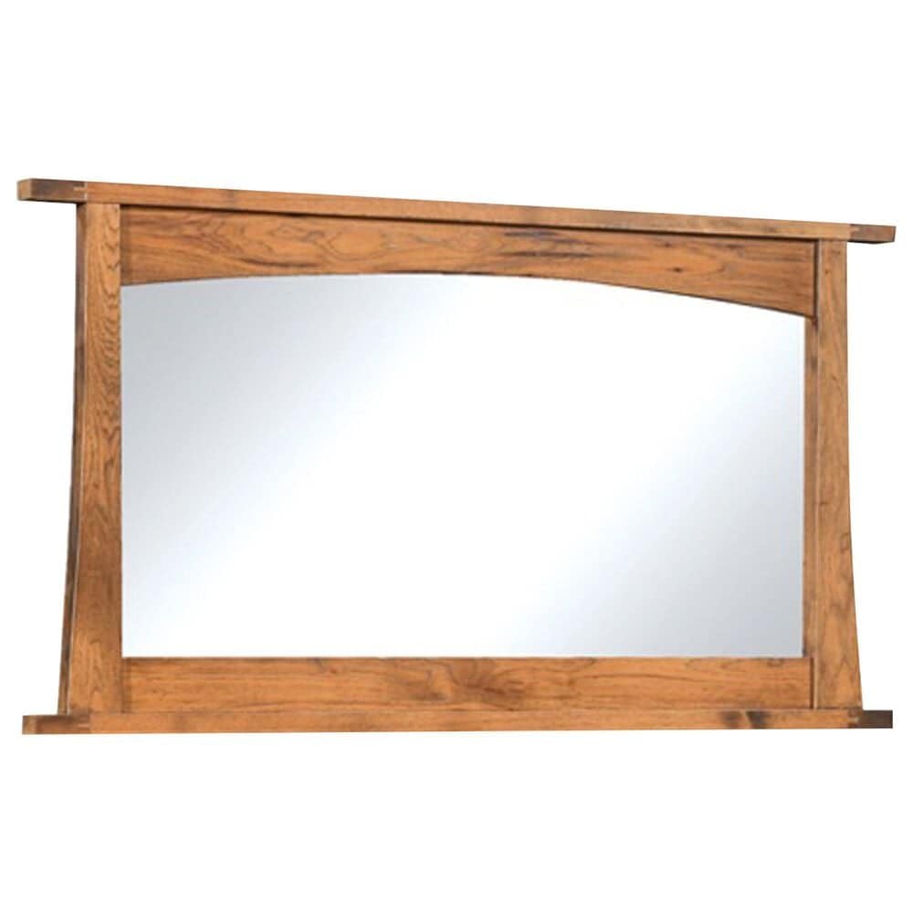 Other Jack and Jill Rectangular Mirror for 9-Drawer Dresser in Rustic Hickory Cappuccino, , large