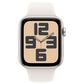 Apple Watch SE GPS + Cellular 44mm Starlight Aluminum Case with Starlight Sport Band - M/L, , large