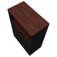 Dayton Mosholu 3-Shelf Accent Cabinet in Black/Nut Brown, , large