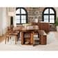 Transformer Table Round Dining Bench in Royal Walnut, , large