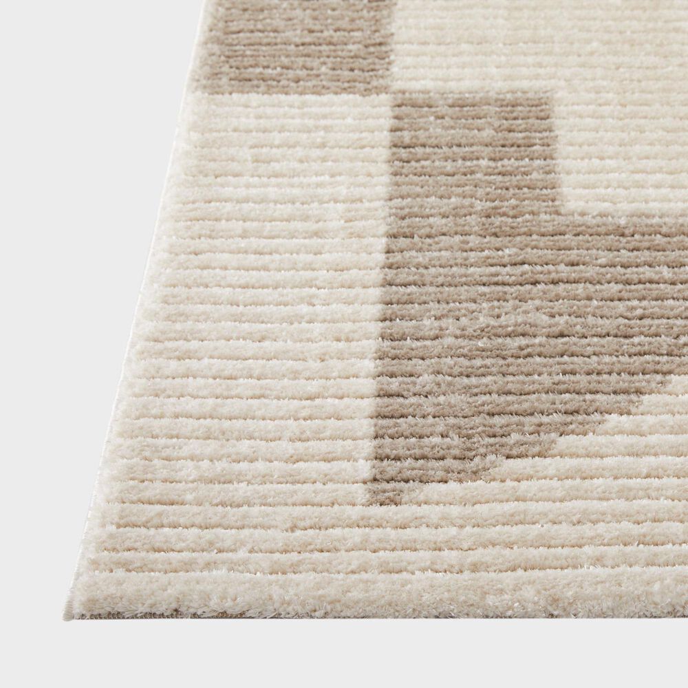 Central Oriental Etros Maki Beige and Taupe 7&#39;10&quot; x 9&#39;10&quot; Area Rug, , large