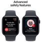 Apple Watch SE 3 (GPS) 44mm Aluminum Case with Sport Band - S/M in Midnight and 2-Year AppleCare+, , large