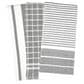 Harold Import 3-Piece Mrs. Anderson"s Kitchen Towel in Gray, , large