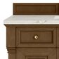 James Martin Vanities Brookfield 48" Single Bathroom Vanity in Honey Oak with 3 cm Victorian Silver Silestone Top, Rectangle Sink and FreePower Wireless Charger, , large