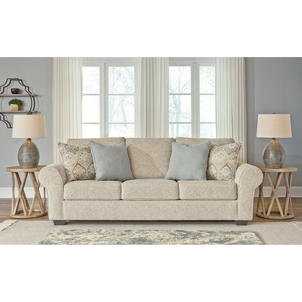Signature Design by Ashley Haisley Stationary Sofa in Ivory Nebraska
