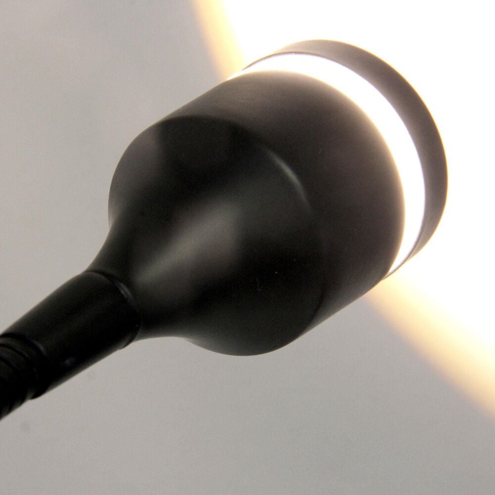 Adesso Prospect LED Floor Lamp in Matte Black, , large