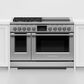 Fisher & Paykel 48" Professional Hybrid Range with Liquid Propane in Stainless Steel, , large