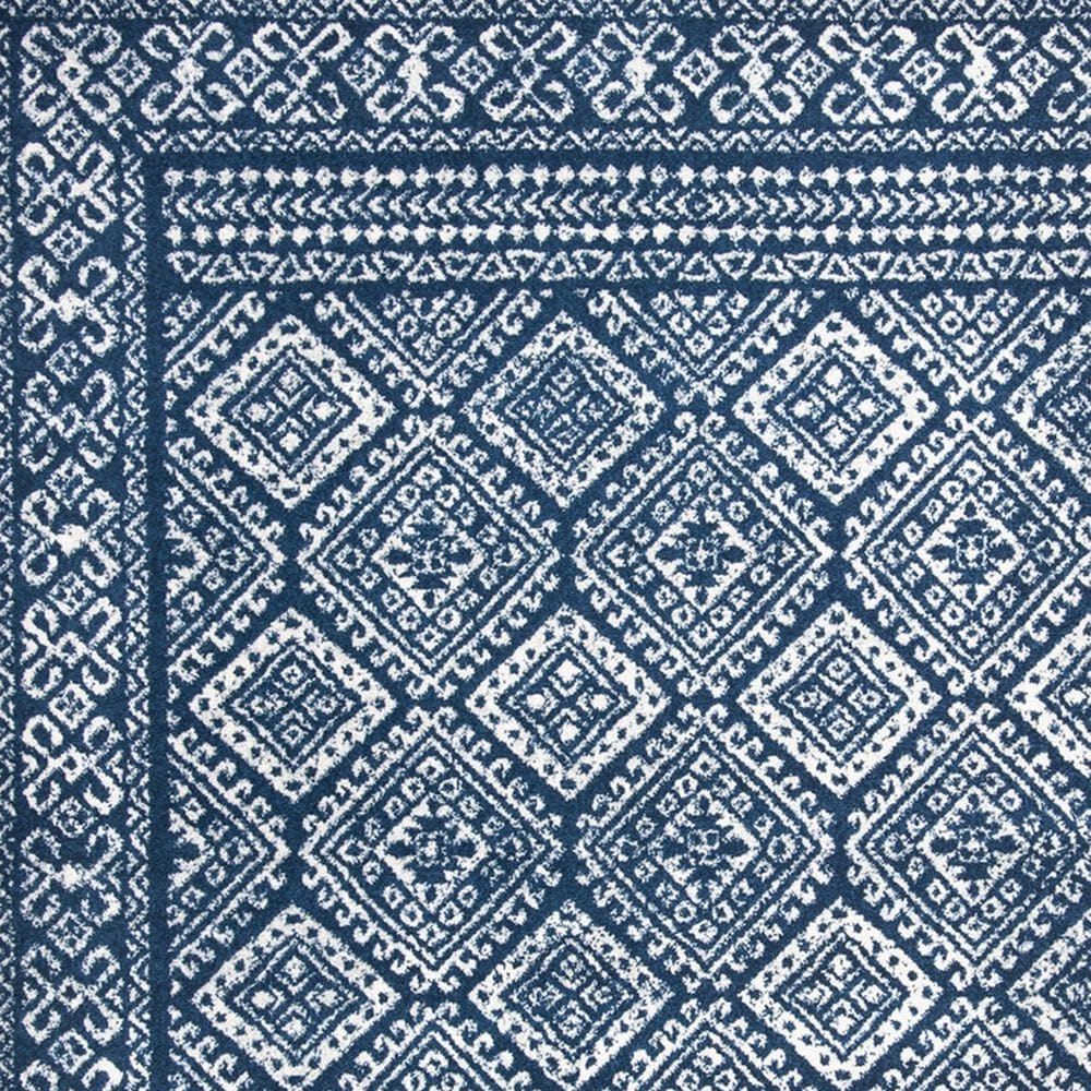 Safavieh Tulum TUL264N 8&#39; x 10&#39; Navy and Ivory Area Rug, , large