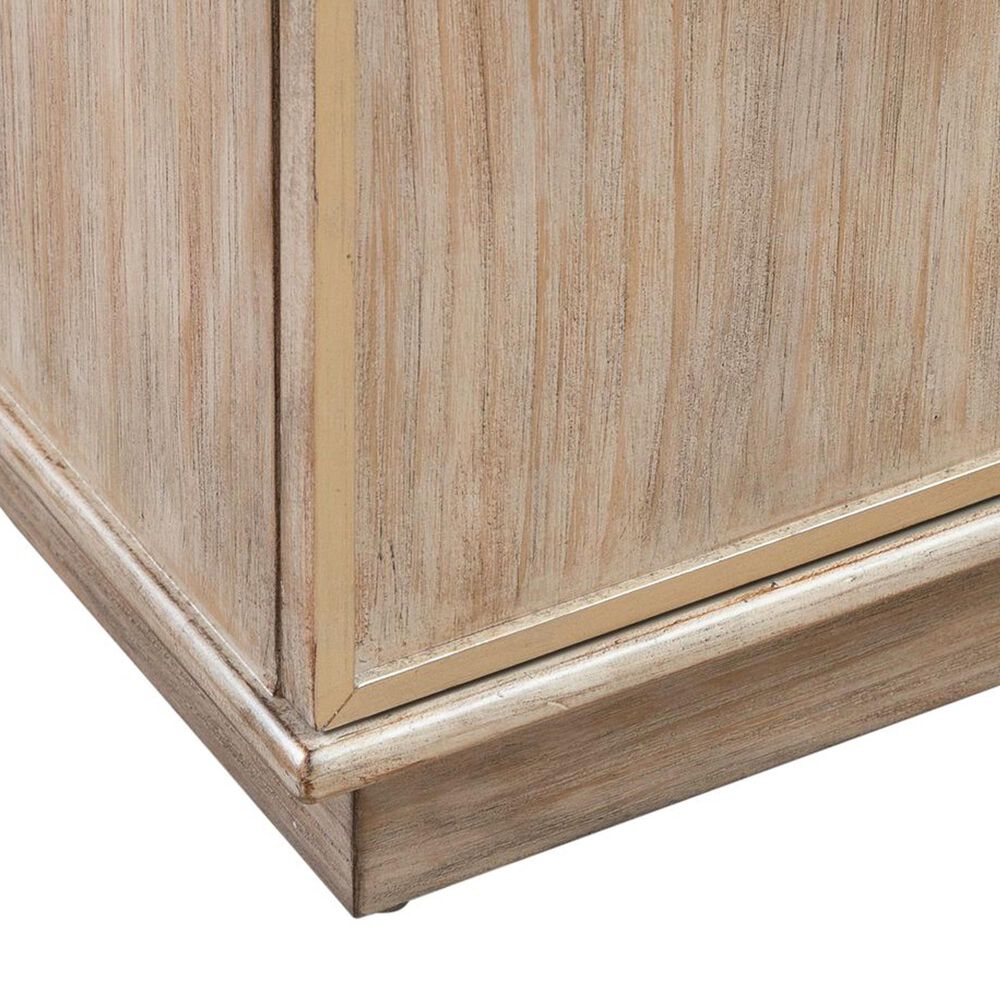 Belle Furnishings Terrace 69&quot; 4-Door Accent Cabinet in Gravel, , large