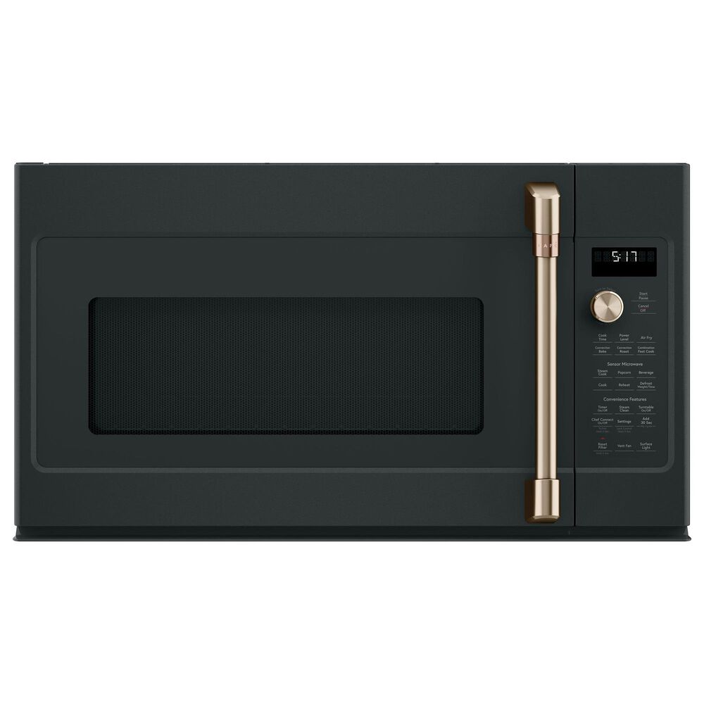 Cafe 1.7 Cu. Ft. Over-the-Range Microwave Oven in Matte Black, , large